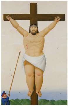 Fernando Botero Werke - Jesus am Kreuz Fernando Botero